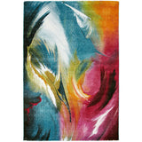Art ART104 Modern Abstract Soft Easy Care Durable Polypropylene Multicolour Rug