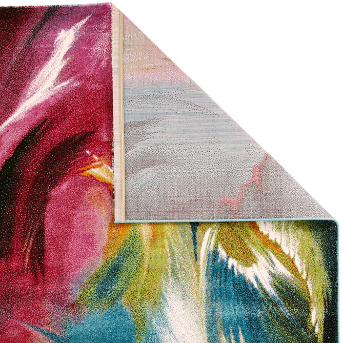 Art ART104 Modern Abstract Soft Easy Care Durable Polypropylene Multicolour Runner-Concept Looms-Rug Love - The Most Loved Rug Store