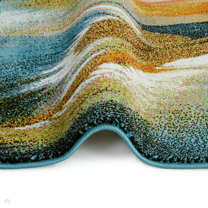 Art ART104 Modern Abstract Soft Easy Care Durable Polypropylene Multicolour Runner-Concept Looms-Rug Love - The Most Loved Rug Store