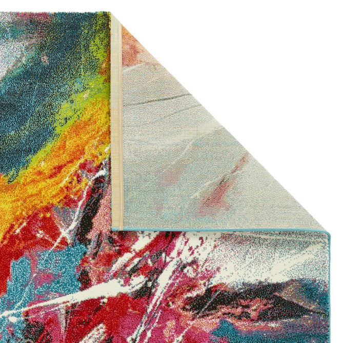 Art ART105 Modern Abstract Soft Easy Care Durable Polypropylene Multicolour Runner-Concept Looms-Rug Love - The Most Loved Rug Store