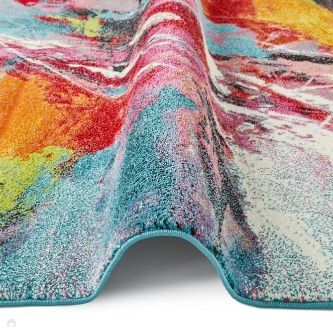 Art ART105 Modern Abstract Soft Easy Care Durable Polypropylene Multicolour Runner-Concept Looms-Rug Love - The Most Loved Rug Store