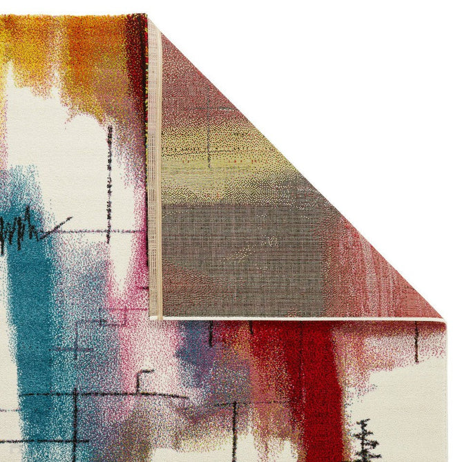 Art ART106 Modern Abstract Soft Easy Care Durable Polypropylene Multicolour Rug-Concept Looms-Rug Love - The Most Loved Rug Store