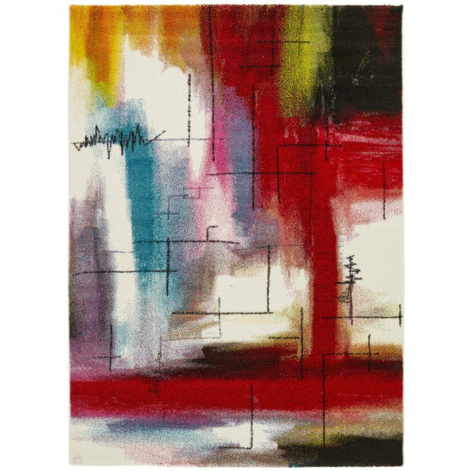 Art ART106 Modern Abstract Soft Easy Care Durable Polypropylene Multicolour Rug-Concept Looms-Rug Love - The Most Loved Rug Store