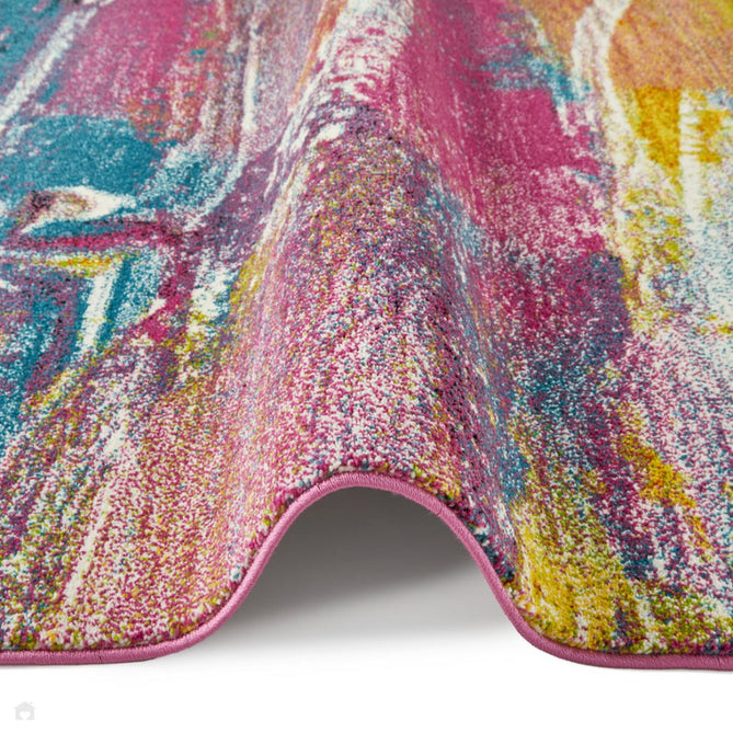 Art ART107 Modern Abstract Soft Easy Care Durable Polypropylene Light Multicolour Runner-Concept Looms-Rug Love - The Most Loved Rug Store