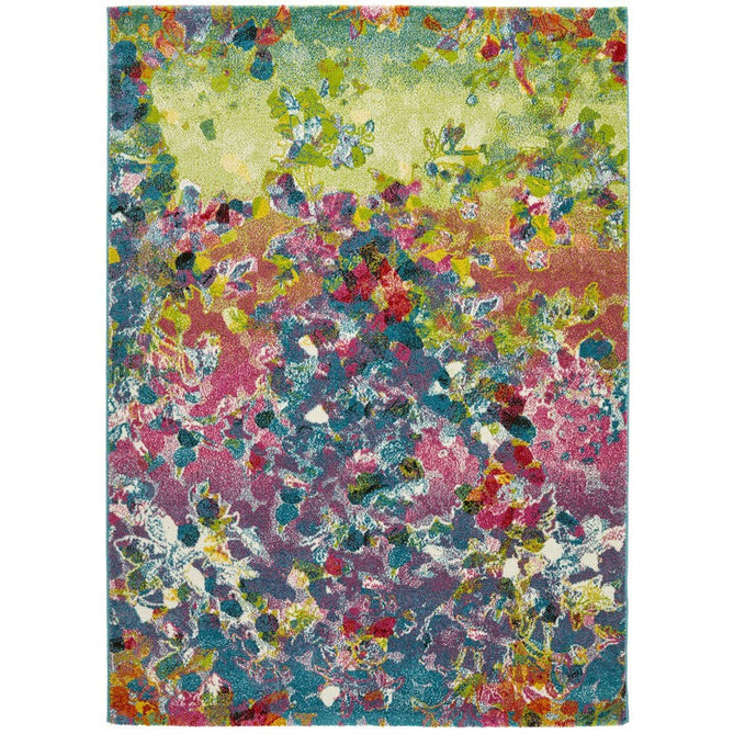 Art ART108 Modern Abstract Soft Easy Care Durable Polypropylene Multicolour Rug 200x290 cm