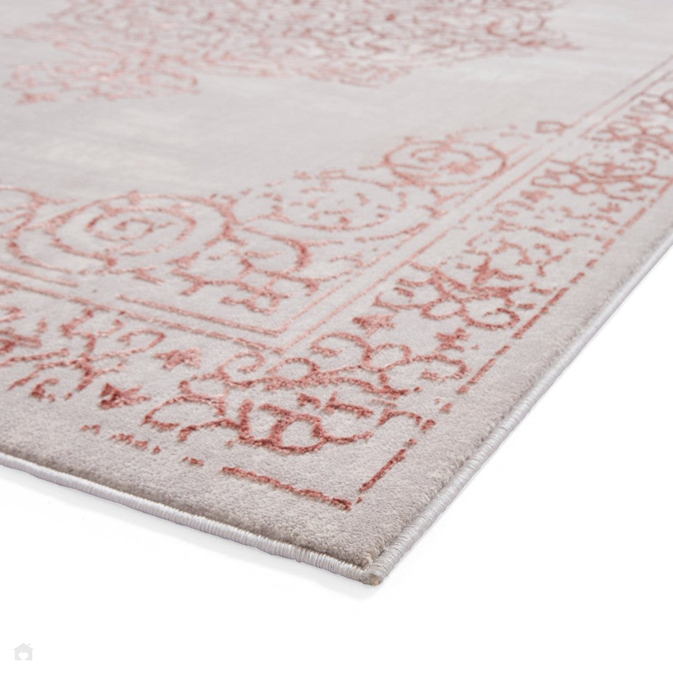 On Sale Artemis B9076A Traditional Medallion Border Distressed Metallic ...