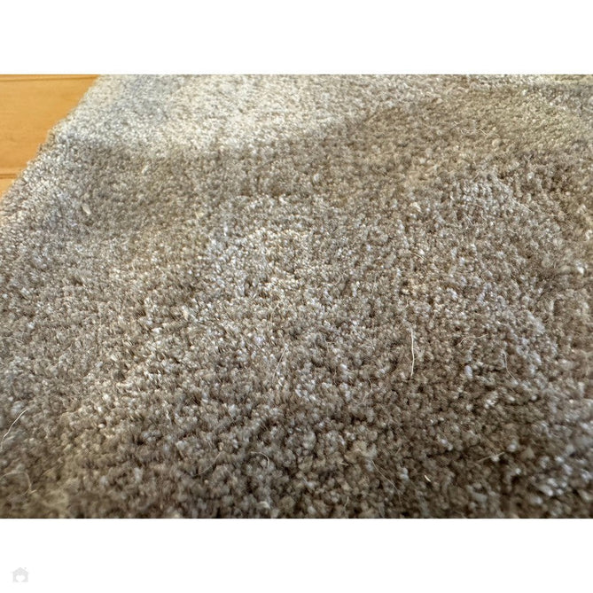Ascot Modern Plain Hand-Woven Wool Centred Loop Pile Metallic Shimmer Wide Viscose Border Pale Silver Grey/Platinum Grey Rug-Asiatic Carpets-Rug Love - The Most Loved Rug Store