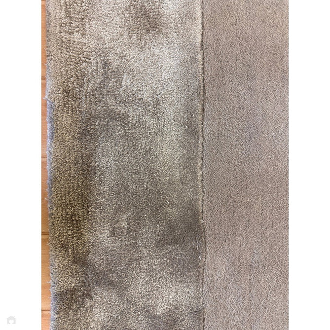 Ascot Modern Plain Hand-Woven Wool Centred Loop Pile Metallic Shimmer Wide Viscose Border Silver Rug-Asiatic Carpets-Rug Love - The Most Loved Rug Store