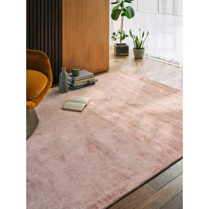 Aston Modern Plain Distressed Shimmer Hand-Woven Textured Loop Pile Viscose Flatweave Copper Rug-Asiatic Carpets-Rug Love - The Most Loved Rug Store