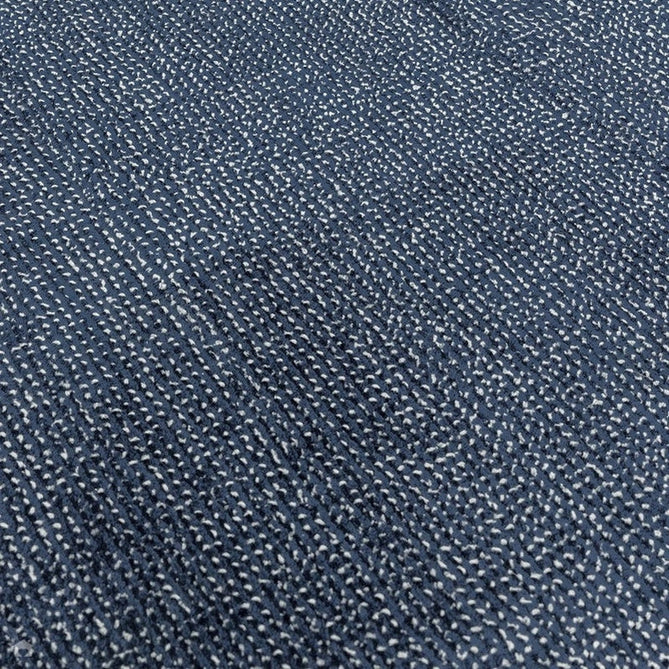 Aston Modern Plain Distressed Shimmer Hand-Woven Textured Loop Pile Viscose Flatweave Navy Rug-Asiatic Carpets-Rug Love - The Most Loved Rug Store