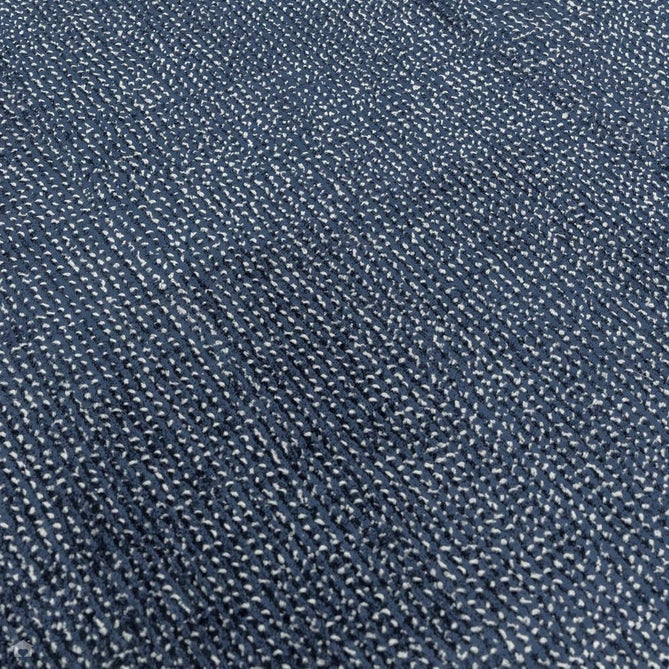 Aston Modern Plain Distressed Shimmer Hand-Woven Textured Loop Pile Viscose Flatweave Navy Rug-Asiatic Carpets-Rug Love - The Most Loved Rug Store