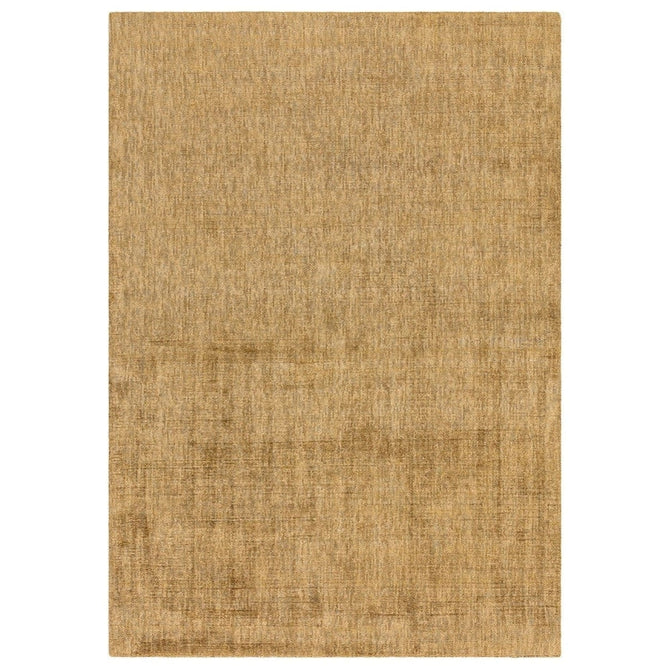 Aston Modern Plain Distressed Shimmer Hand-Woven Textured Loop Pile Viscose Flatweave Ochre Rug-Asiatic Carpets-Rug Love - The Most Loved Rug Store