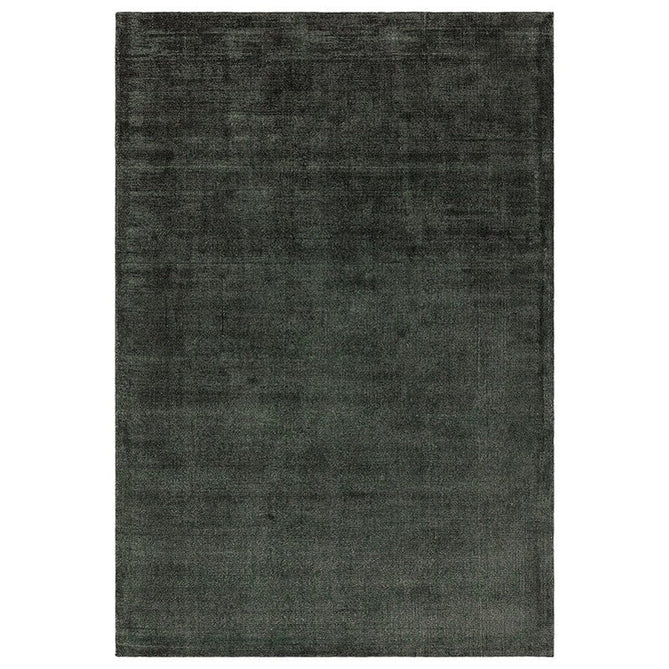 Aston Modern Plain Distressed Shimmer Hand-Woven Textured Viscose Flatweave Green Rug-Asiatic Carpets-Rug Love - The Most Loved Rug Store
