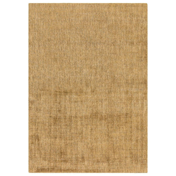 Aston Modern Plain Distressed Shimmer Hand-Woven Textured Viscose Flatweave Ochre Rug-Asiatic Carpets-Rug Love - The Most Loved Rug Store