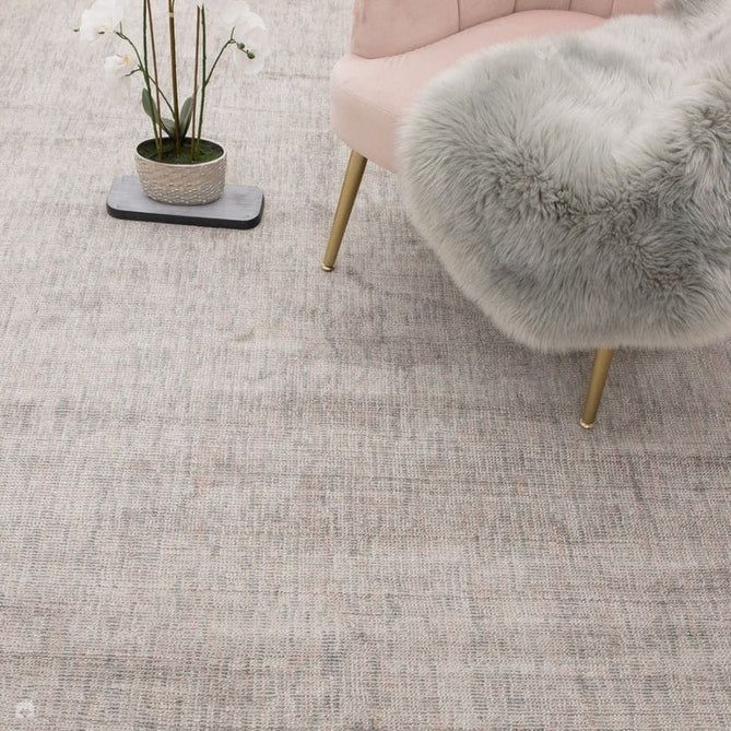 Aston Modern Plain Distressed Shimmer Hand-Woven Textured Viscose Flatweave Silver/Multicolour Rug-Asiatic Carpets-Rug Love - The Most Loved Rug Store