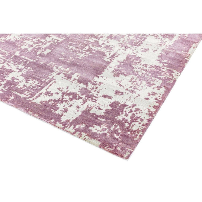Astral AS05 Modern Abstract Distressed Shimmer Textured Soft-Touch Acrylic Heather/Pink/Light Grey/Cream Rug-Asiatic Carpets-Rug Love - The Most Loved Rug Store