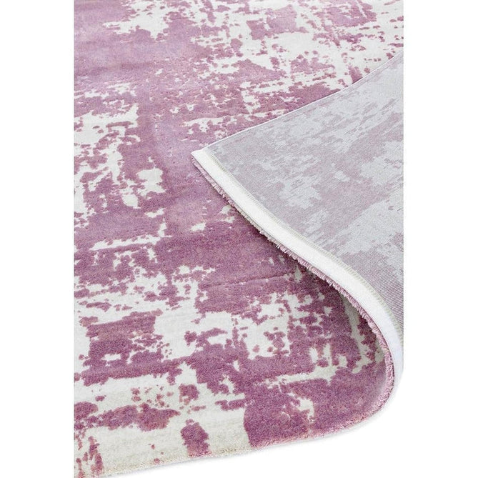 Astral AS05 Modern Abstract Distressed Shimmer Textured Soft-Touch Acrylic Heather/Pink/Light Grey/Cream Rug-Asiatic Carpets-Rug Love - The Most Loved Rug Store