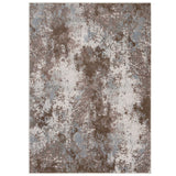 Astro 5090 S Modern Abstract Distressed Soft-Touch Woven Textured Polyester Flatweave Pink/Grey/Cream Rug