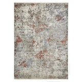 Athena 18597 Traditional Abstract Vintage Distressed Grey/Terracotta Rug