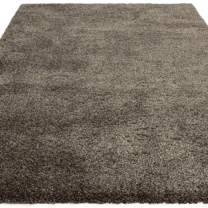Atlas Plush Plain Soft Polypropylene Shaggy Gunmetal Rug-Asiatic Carpets-Rug Love - The Most Loved Rug Store