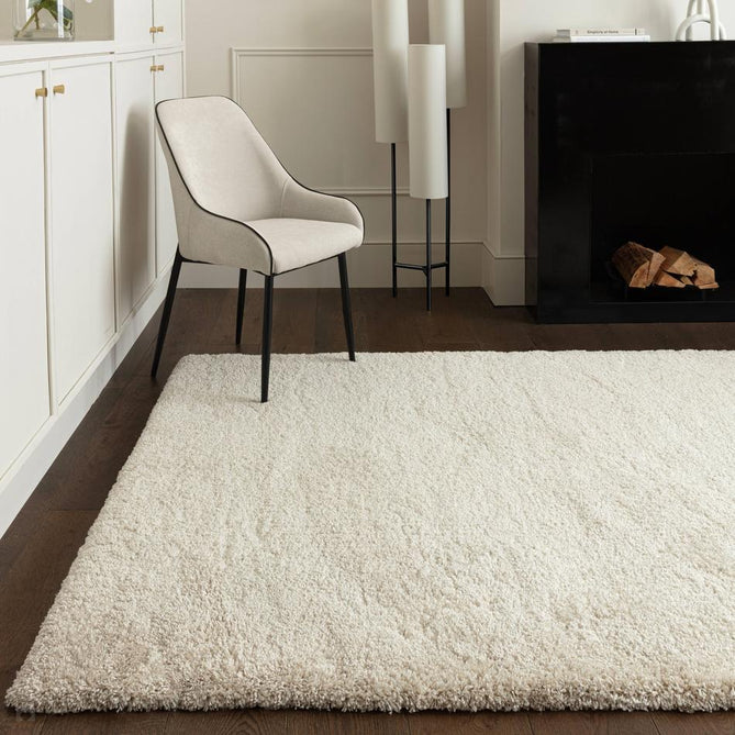 Atlas Plush Plain Soft Polypropylene Shaggy Ivory Rug-Asiatic Carpets-Rug Love - The Most Loved Rug Store
