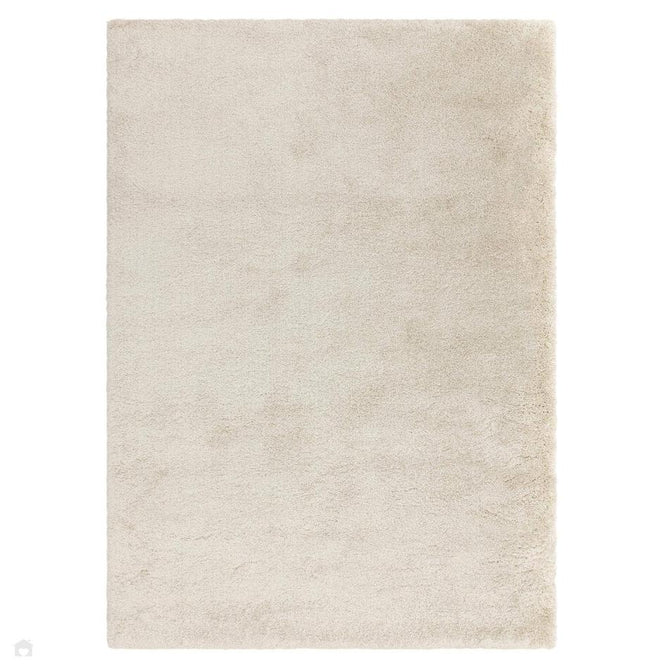 Atlas Plush Plain Soft Polypropylene Shaggy Ivory Rug-Asiatic Carpets-Rug Love - The Most Loved Rug Store