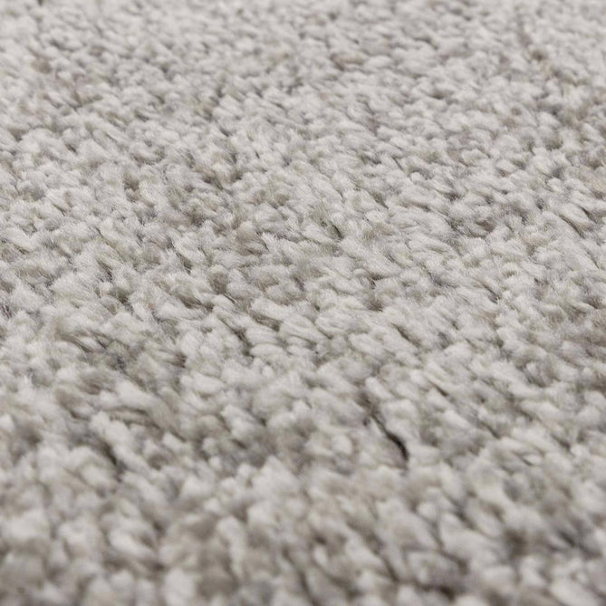 Atlas Plush Plain Soft Polypropylene Shaggy Silver Rug-Asiatic Carpets-Rug Love - The Most Loved Rug Store