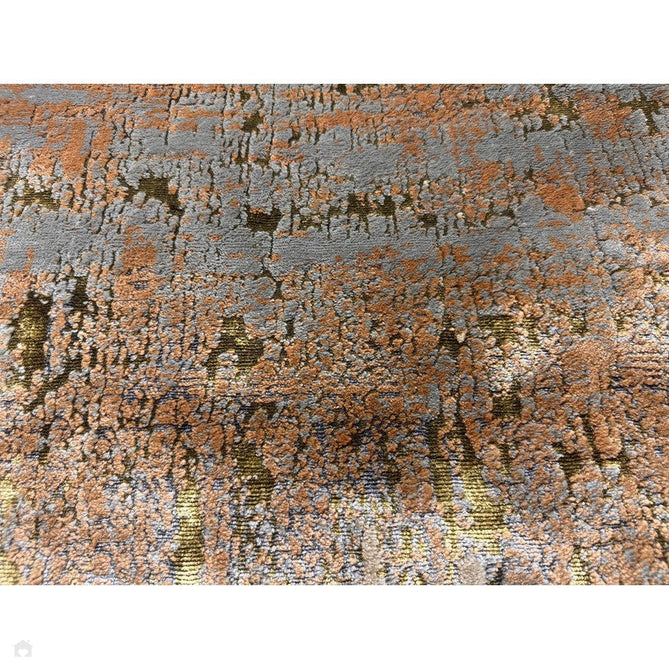 Aurora AU01 Dune Modern Abstract Distressed Marbled Metallic Shimmer Textured High-Density Soft Smooth Low Profile Polyblend Short-Pile Bronze/Gold/Rust Terracotta/Beige/Grey/Cream Rug-Asiatic Carpets-Rug Love - The Most Loved Rug Store