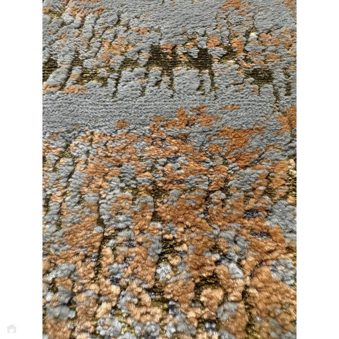 Aurora AU01 Dune Modern Abstract Distressed Marbled Metallic Shimmer Textured High-Density Soft Smooth Low Profile Polyblend Short-Pile Bronze/Gold/Rust Terracotta/Beige/Grey/Cream Rug-Asiatic Carpets-Rug Love - The Most Loved Rug Store