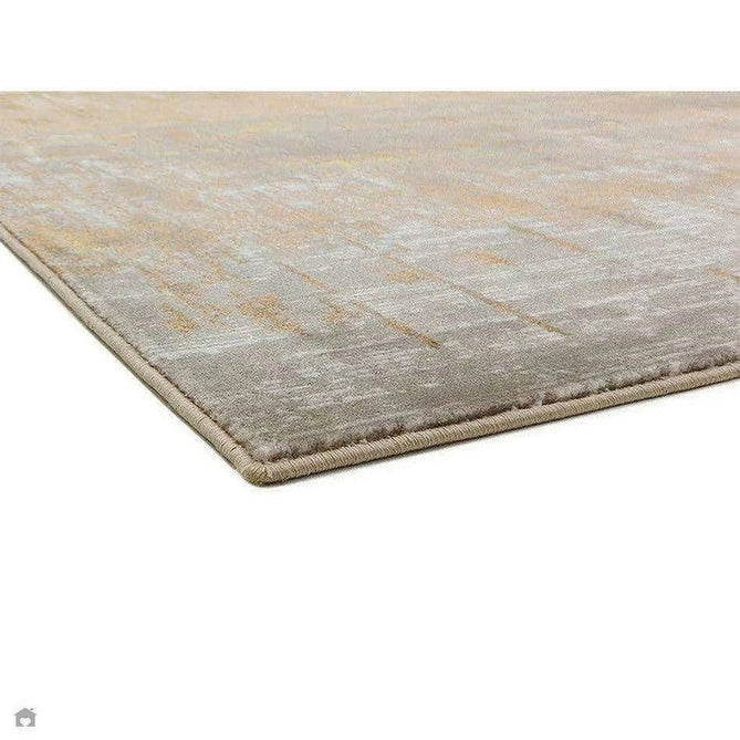 Aurora AU01 Dune Modern Abstract Distressed Marbled Metallic Shimmer Textured High-Density Soft Smooth Low Profile Polyblend Short-Pile Bronze/Gold/Rust Terracotta/Beige/Grey/Cream Rug-Asiatic Carpets-Rug Love - The Most Loved Rug Store
