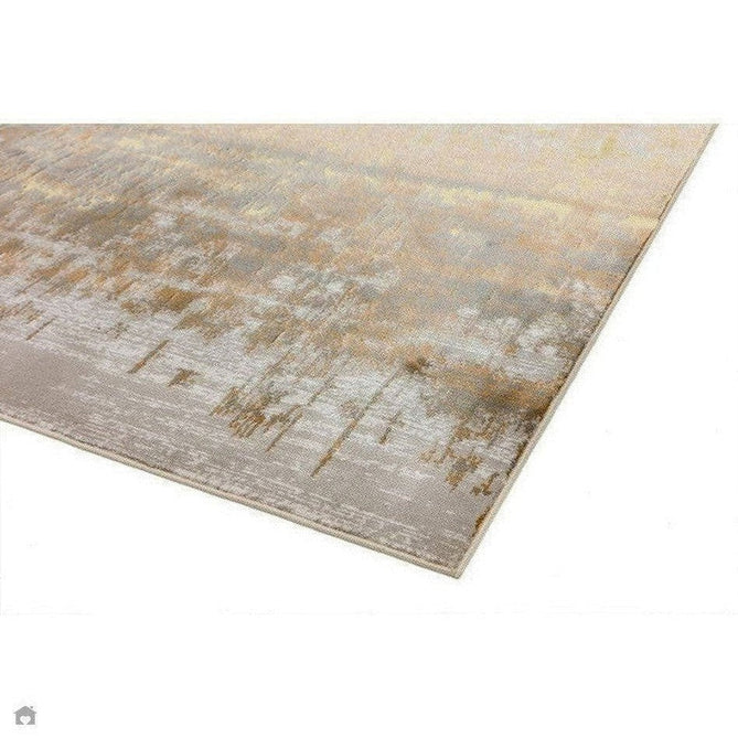 Aurora AU01 Dune Modern Abstract Distressed Marbled Metallic Shimmer Textured High-Density Soft Smooth Low Profile Polyblend Short-Pile Bronze/Gold/Rust Terracotta/Beige/Grey/Cream Rug-Asiatic Carpets-Rug Love - The Most Loved Rug Store