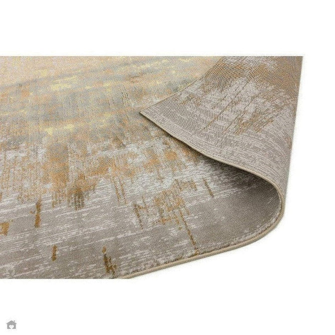 Aurora AU01 Dune Modern Abstract Distressed Marbled Metallic Shimmer Textured High-Density Soft Smooth Low Profile Polyblend Short-Pile Bronze/Gold/Rust Terracotta/Beige/Grey/Cream Rug-Asiatic Carpets-Rug Love - The Most Loved Rug Store