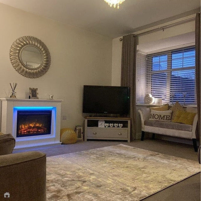 Aurora AU01 Dune Modern Abstract Distressed Marbled Metallic Shimmer Textured High-Density Soft Smooth Low Profile Polyblend Short-Pile Bronze/Gold/Rust Terracotta/Beige/Grey/Cream Rug-Asiatic Carpets-Rug Love - The Most Loved Rug Store