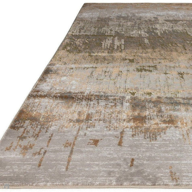 Aurora AU01 Dune Modern Abstract Distressed Marbled Metallic Shimmer Textured High-Density Soft Smooth Low Profile Polyblend Short-Pile Bronze/Gold/Rust Terracotta/Beige/Grey/Cream Runner-Asiatic Carpets-Rug Love - The Most Loved Rug Store