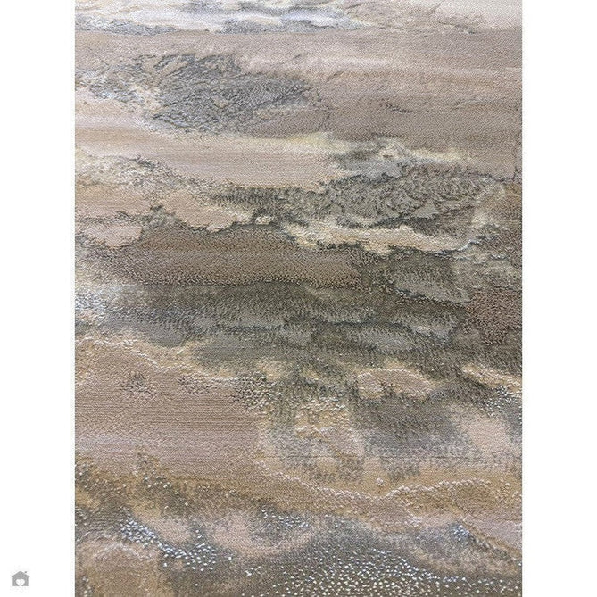 Aurora AU02 Cloud Modern Abstract Distressed Marbled Metallic Shimmer Textured High-Density Soft Smooth Low Profile Polyblend Short-Pile Grey/Beige/Silver/Cream/White Rug-Asiatic Carpets-Rug Love - The Most Loved Rug Store