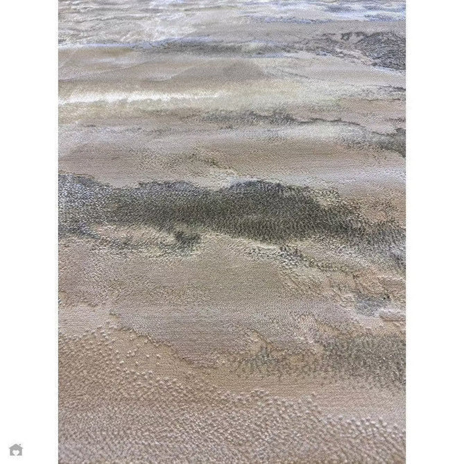 Aurora AU02 Cloud Modern Abstract Distressed Marbled Metallic Shimmer Textured High-Density Soft Smooth Low Profile Polyblend Short-Pile Grey/Beige/Silver/Cream/White Rug-Asiatic Carpets-Rug Love - The Most Loved Rug Store
