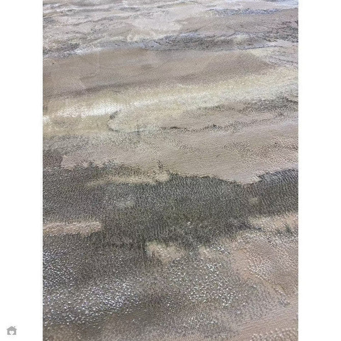 Aurora AU02 Cloud Modern Abstract Distressed Marbled Metallic Shimmer Textured High-Density Soft Smooth Low Profile Polyblend Short-Pile Grey/Beige/Silver/Cream/White Rug-Asiatic Carpets-Rug Love - The Most Loved Rug Store