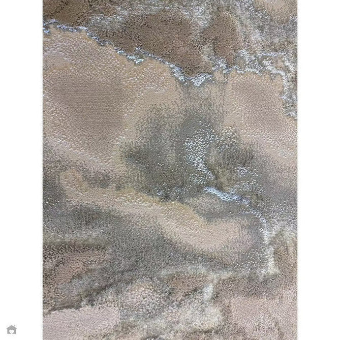 Aurora AU02 Cloud Modern Abstract Distressed Marbled Metallic Shimmer Textured High-Density Soft Smooth Low Profile Polyblend Short-Pile Grey/Beige/Silver/Cream/White Rug-Asiatic Carpets-Rug Love - The Most Loved Rug Store