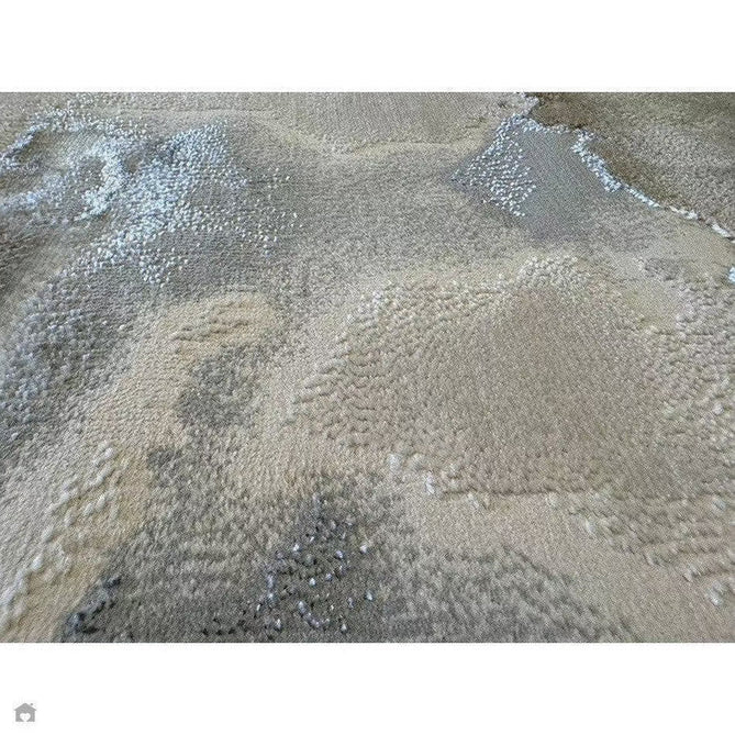 Aurora AU02 Cloud Modern Abstract Distressed Marbled Metallic Shimmer Textured High-Density Soft Smooth Low Profile Polyblend Short-Pile Grey/Beige/Silver/Cream/White Rug-Asiatic Carpets-Rug Love - The Most Loved Rug Store