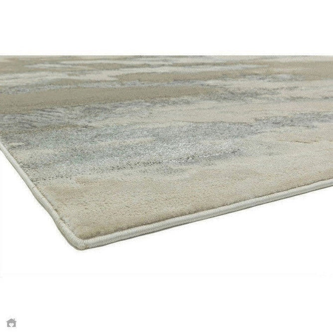 Aurora AU02 Cloud Modern Abstract Distressed Marbled Metallic Shimmer Textured High-Density Soft Smooth Low Profile Polyblend Short-Pile Grey/Beige/Silver/Cream/White Rug-Asiatic Carpets-Rug Love - The Most Loved Rug Store