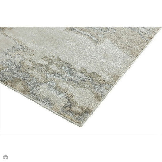 Aurora AU02 Cloud Modern Abstract Distressed Marbled Metallic Shimmer Textured High-Density Soft Smooth Low Profile Polyblend Short-Pile Grey/Beige/Silver/Cream/White Rug-Asiatic Carpets-Rug Love - The Most Loved Rug Store