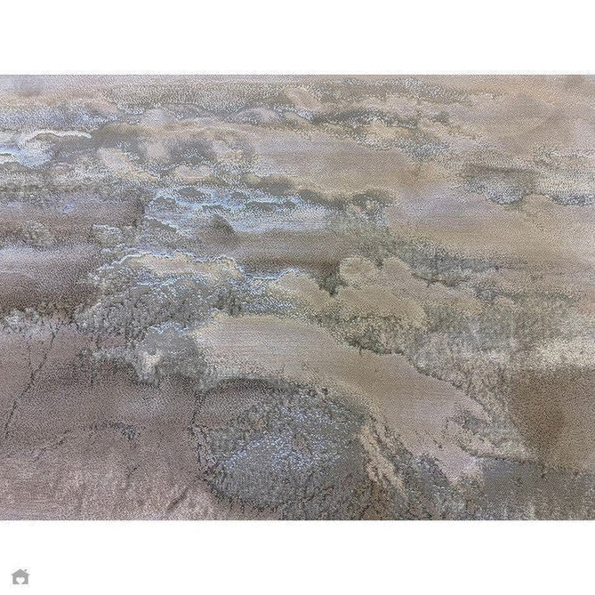 Aurora AU02 Cloud Modern Abstract Distressed Marbled Metallic Shimmer Textured High-Density Soft Smooth Low Profile Polyblend Short-Pile Grey/Beige/Silver/Cream/White Rug-Asiatic Carpets-Rug Love - The Most Loved Rug Store