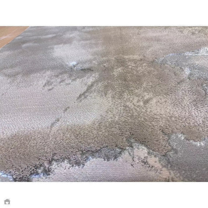 Aurora AU02 Cloud Modern Abstract Distressed Marbled Metallic Shimmer Textured High-Density Soft Smooth Low Profile Polyblend Short-Pile Grey/Beige/Silver/Cream/White Rug-Asiatic Carpets-Rug Love - The Most Loved Rug Store