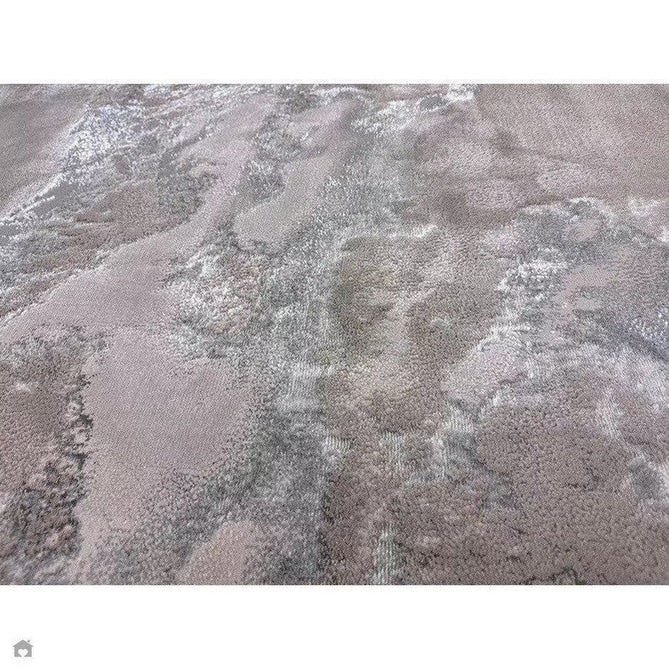 Aurora AU02 Cloud Modern Abstract Distressed Marbled Metallic Shimmer Textured High-Density Soft Smooth Low Profile Polyblend Short-Pile Grey/Beige/Silver/Cream/White Rug-Asiatic Carpets-Rug Love - The Most Loved Rug Store