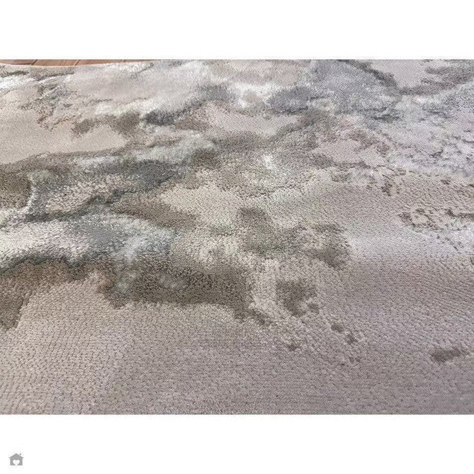 Aurora AU02 Cloud Modern Abstract Distressed Marbled Metallic Shimmer Textured High-Density Soft Smooth Low Profile Polyblend Short-Pile Grey/Beige/Silver/Cream/White Rug-Asiatic Carpets-Rug Love - The Most Loved Rug Store