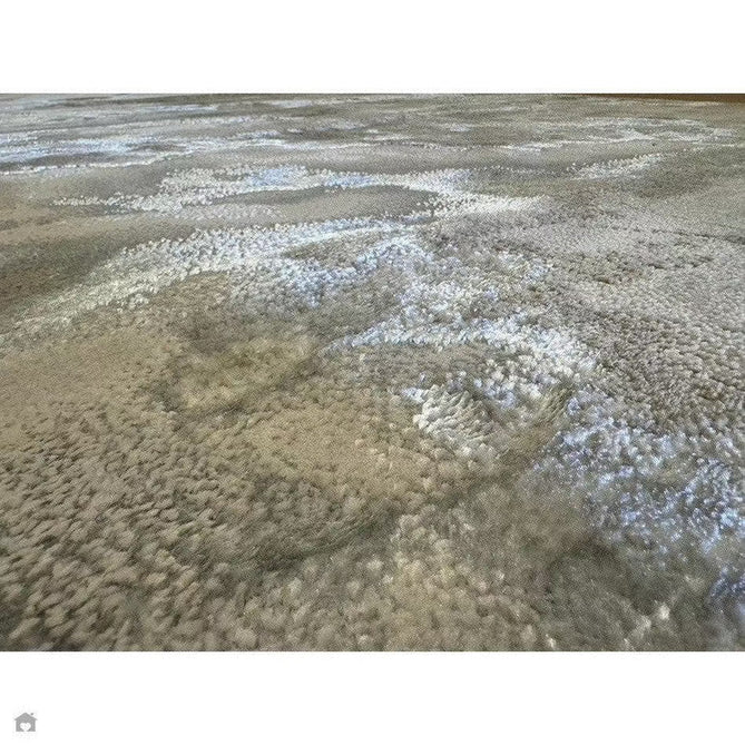 Aurora AU02 Cloud Modern Abstract Distressed Marbled Metallic Shimmer Textured High-Density Soft Smooth Low Profile Polyblend Short-Pile Grey/Beige/Silver/Cream/White Rug-Asiatic Carpets-Rug Love - The Most Loved Rug Store