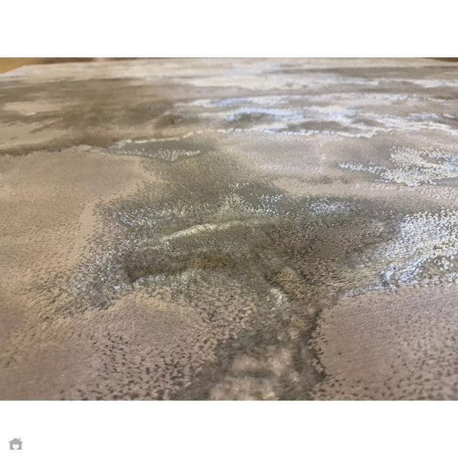 Aurora AU02 Cloud Modern Abstract Distressed Marbled Metallic Shimmer Textured High-Density Soft Smooth Low Profile Polyblend Short-Pile Grey/Beige/Silver/Cream/White Rug-Asiatic Carpets-Rug Love - The Most Loved Rug Store