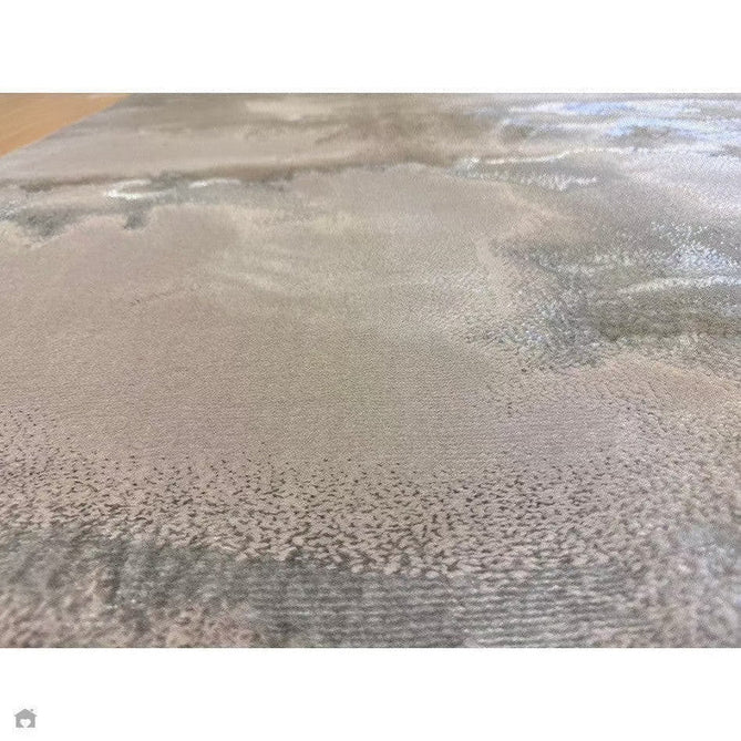 Aurora AU02 Cloud Modern Abstract Distressed Marbled Metallic Shimmer Textured High-Density Soft Smooth Low Profile Polyblend Short-Pile Grey/Beige/Silver/Cream/White Rug-Asiatic Carpets-Rug Love - The Most Loved Rug Store