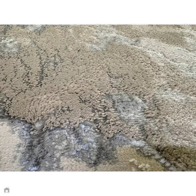 Aurora AU02 Cloud Modern Abstract Distressed Marbled Metallic Shimmer Textured High-Density Soft Smooth Low Profile Polyblend Short-Pile Grey/Beige/Silver/Cream/White Rug-Asiatic Carpets-Rug Love - The Most Loved Rug Store