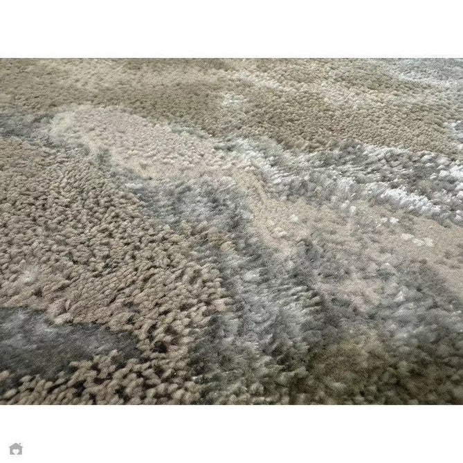 Aurora AU02 Cloud Modern Abstract Distressed Marbled Metallic Shimmer Textured High-Density Soft Smooth Low Profile Polyblend Short-Pile Grey/Beige/Silver/Cream/White Rug-Asiatic Carpets-Rug Love - The Most Loved Rug Store